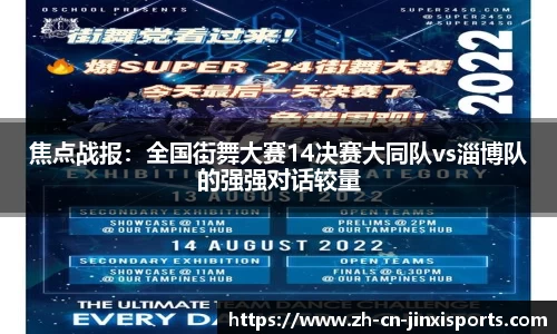 焦点战报：全国街舞大赛14决赛大同队vs淄博队的强强对话较量